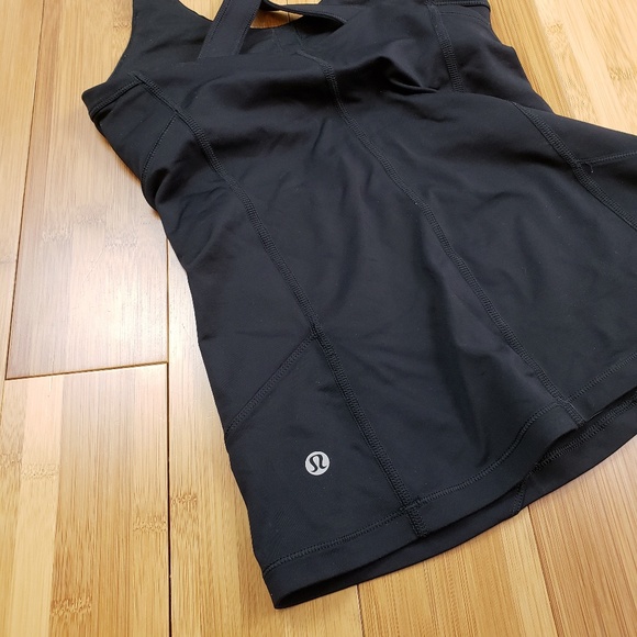 Lululemon Kanto Catch Me Black Crossback Tank - Picture 3 of 5